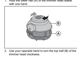 Trimmer line replacement