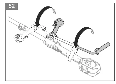 Setting the product in storage position