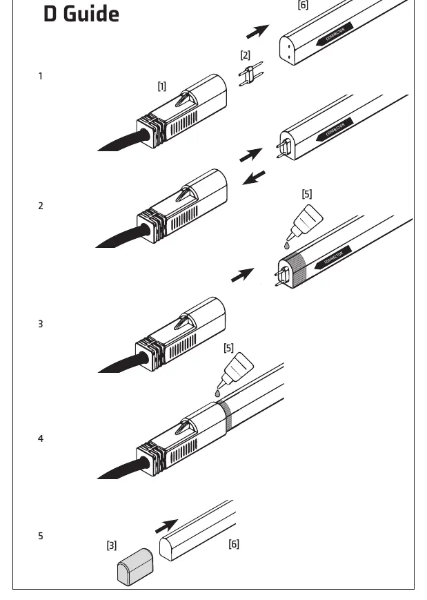 Assembly guide for the connector