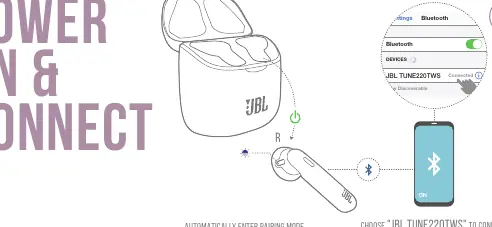 Power on and connect procedure