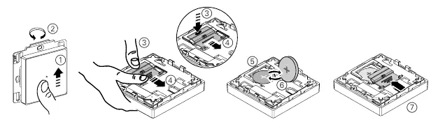 Battery replacement steps