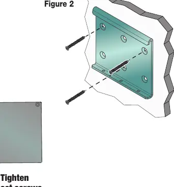 Mounting bracket installation