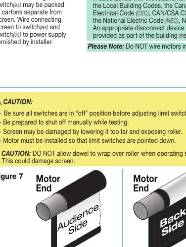 Standard vs Reverse Roll motor orientation