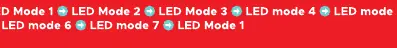 LED mode sequence.