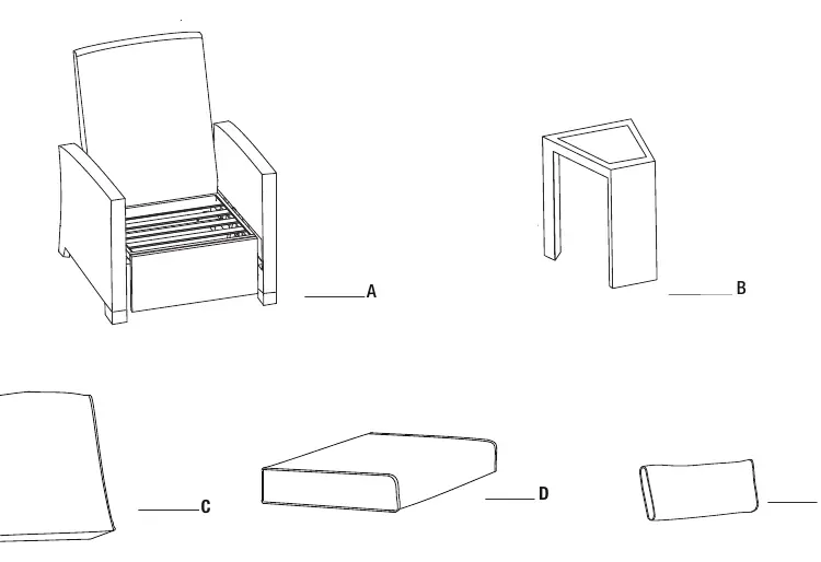Package contents and parts identification