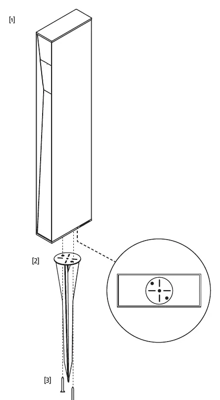 Mounting the ground spike