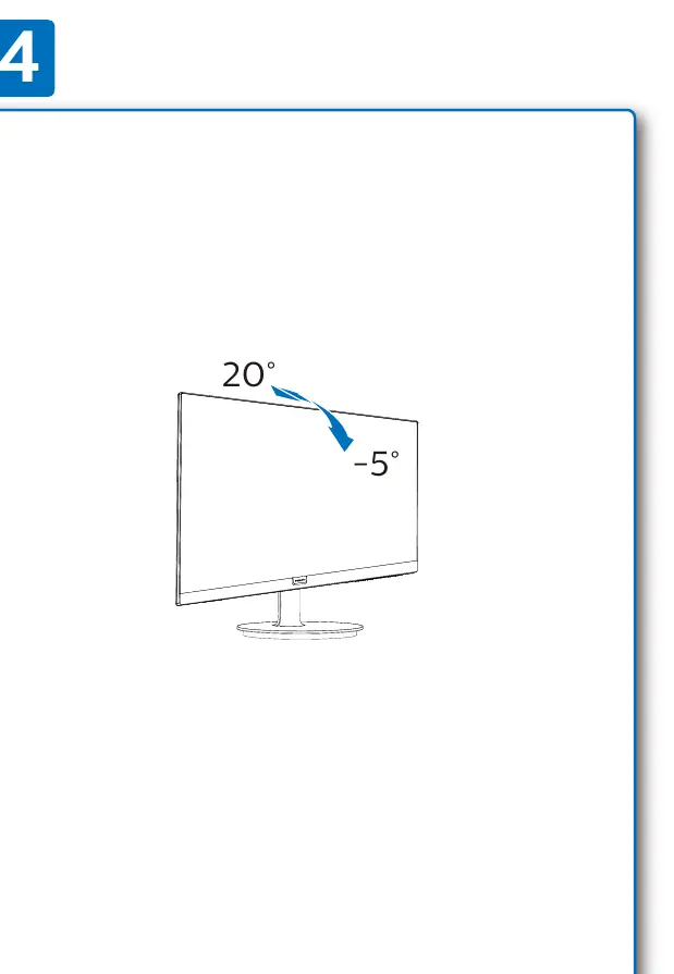 Tilt adjustment range