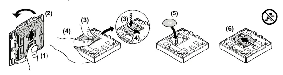 Battery replacement steps