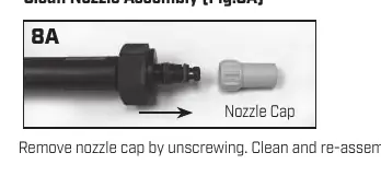 Nozzle Cleaning (Fig 8A)