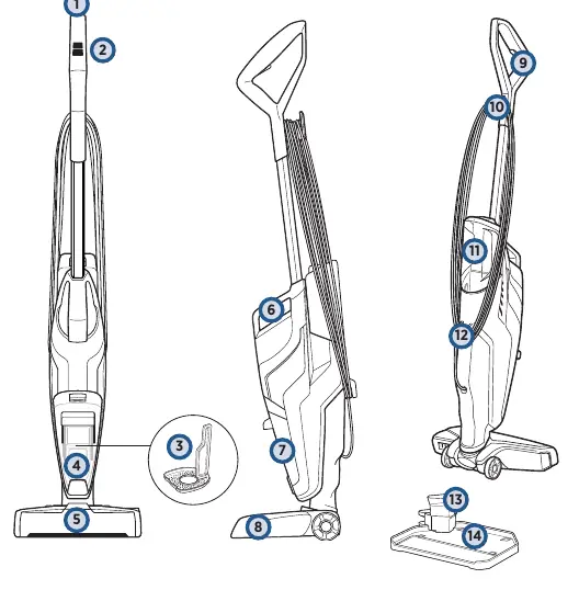 Product parts diagram