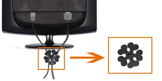 Cable holding ring installation