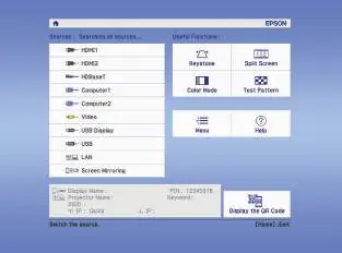 Home screen interface
