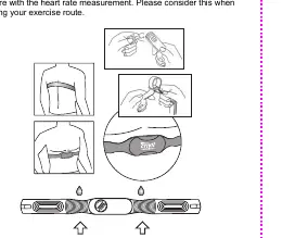 Wearing the chest belt