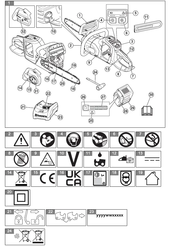 Device parts diagram with labels