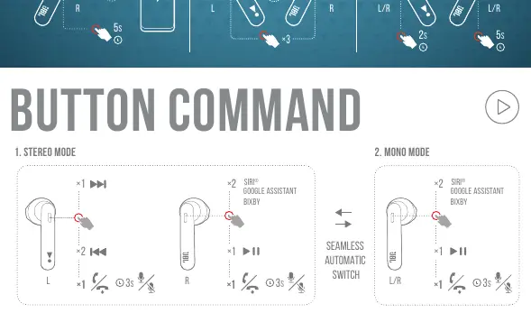 Button commands