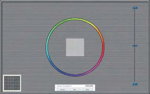Color Calibration Screen