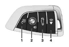 Vehicle key buttons