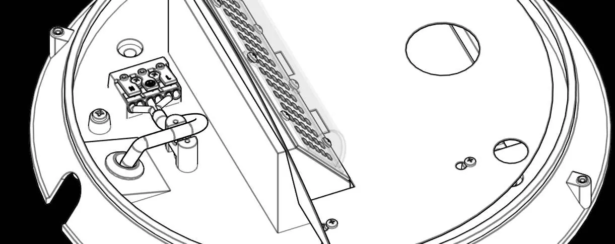 Wiring connection detail