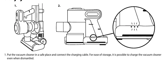 Charging the vacuum