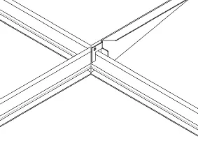 T-Grid mounting installation step
