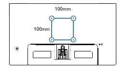 VESA mount dimensions