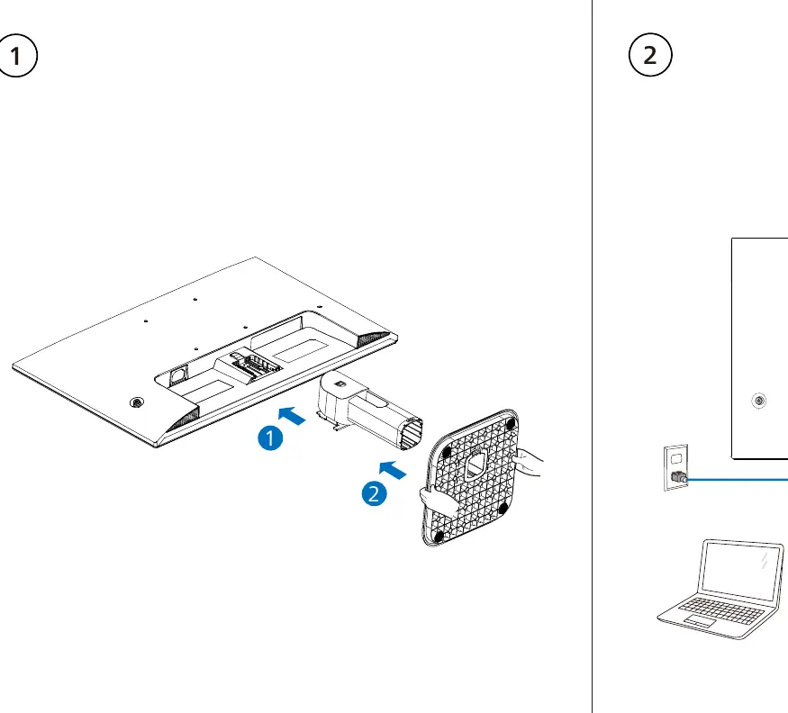Monitor assembly steps