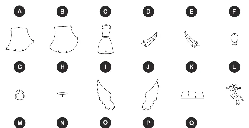 Parts identification diagram