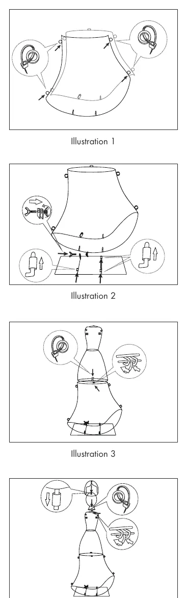 Assembly steps 1-4