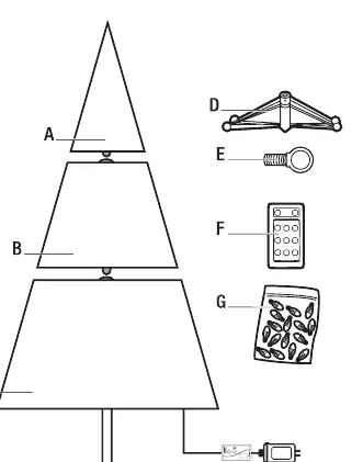 Package contents and parts list