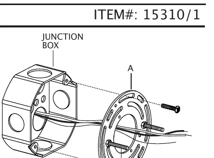 Mounting bracket installation diagram