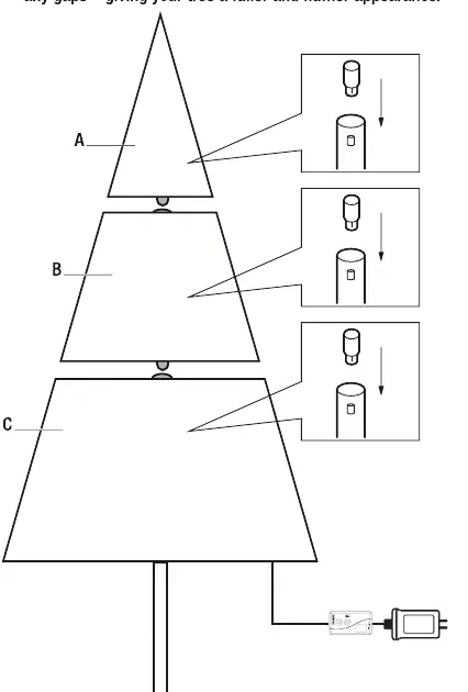 Tree section assembly