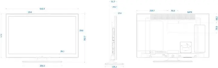 Dimensions diagram