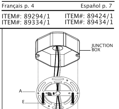 Mounting bracket and junction box installation
