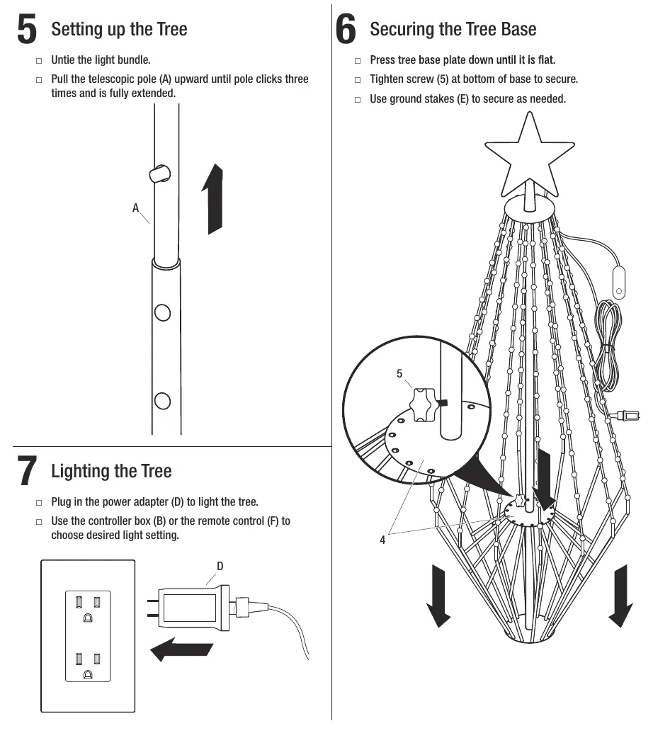 Assembly steps 5-7