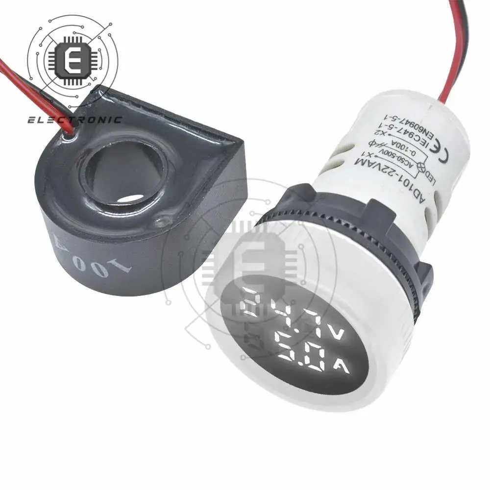 Product label with technical specifications