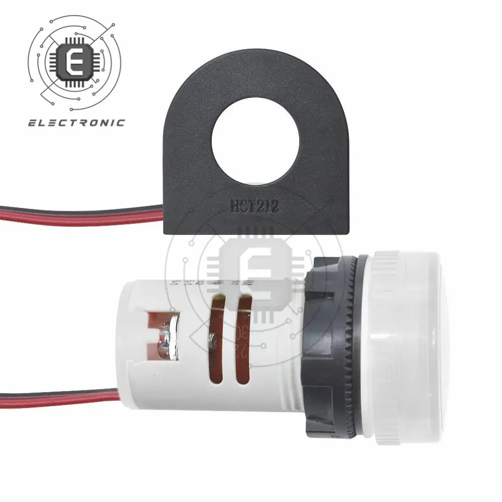 Side view of the meter and CT coil