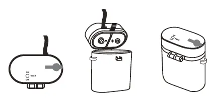 Battery box and timer operation diagram