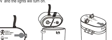 Battery control box switch positions