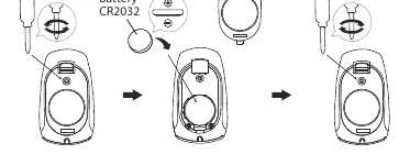 Battery replacement steps