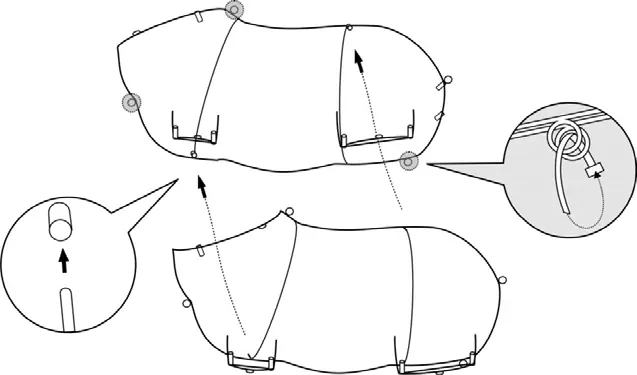 Assembling the body halves