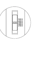 Color temperature selection switch