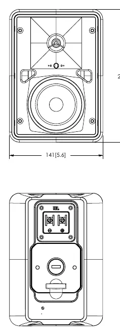 Mounting dimensions diagram