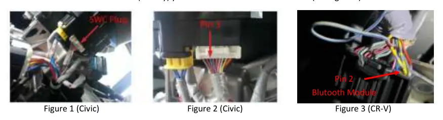 Bluetooth module connection points (Civic and CR-V)