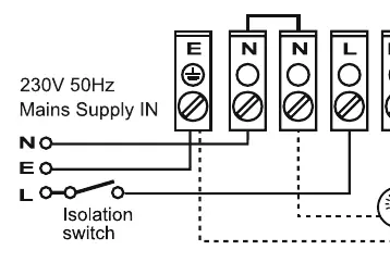 Wiring diagram for the NSLDD1000