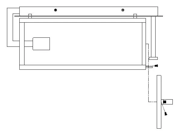 Glass panel installation diagram