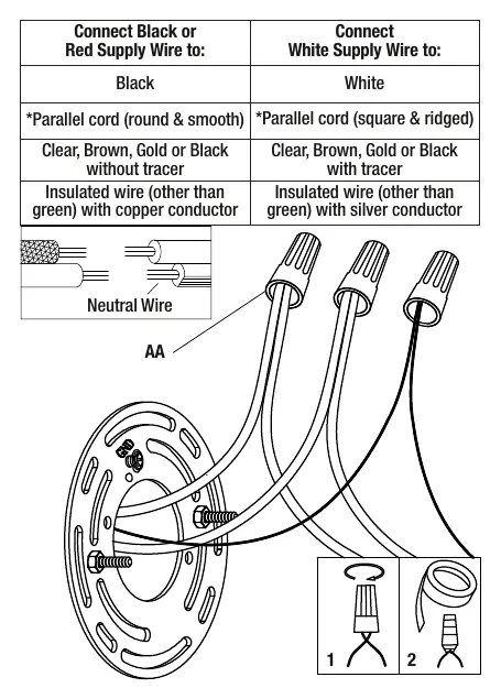 Wiring connection diagram