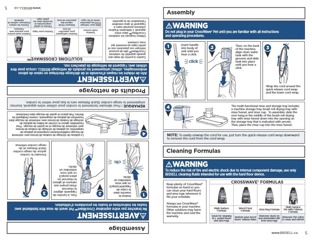 Assembly steps