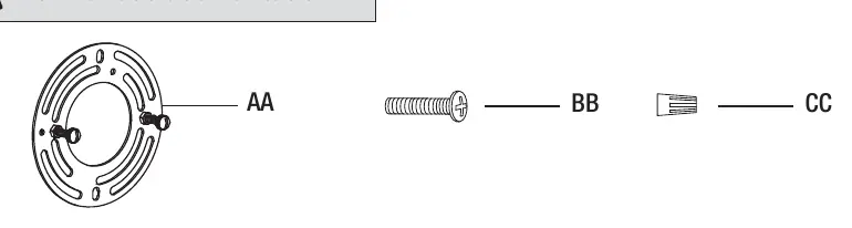 Hardware included for installation