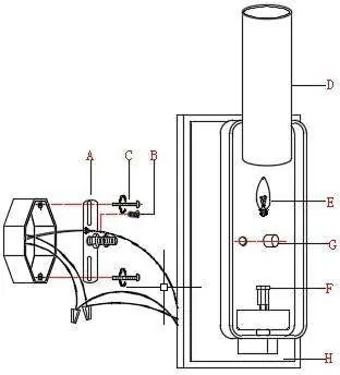 Installation diagram showing crossbar, backplate, and wiring connections.