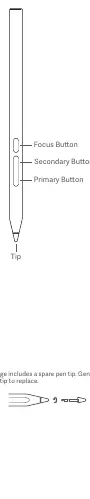 Stylus buttons and tip replacement